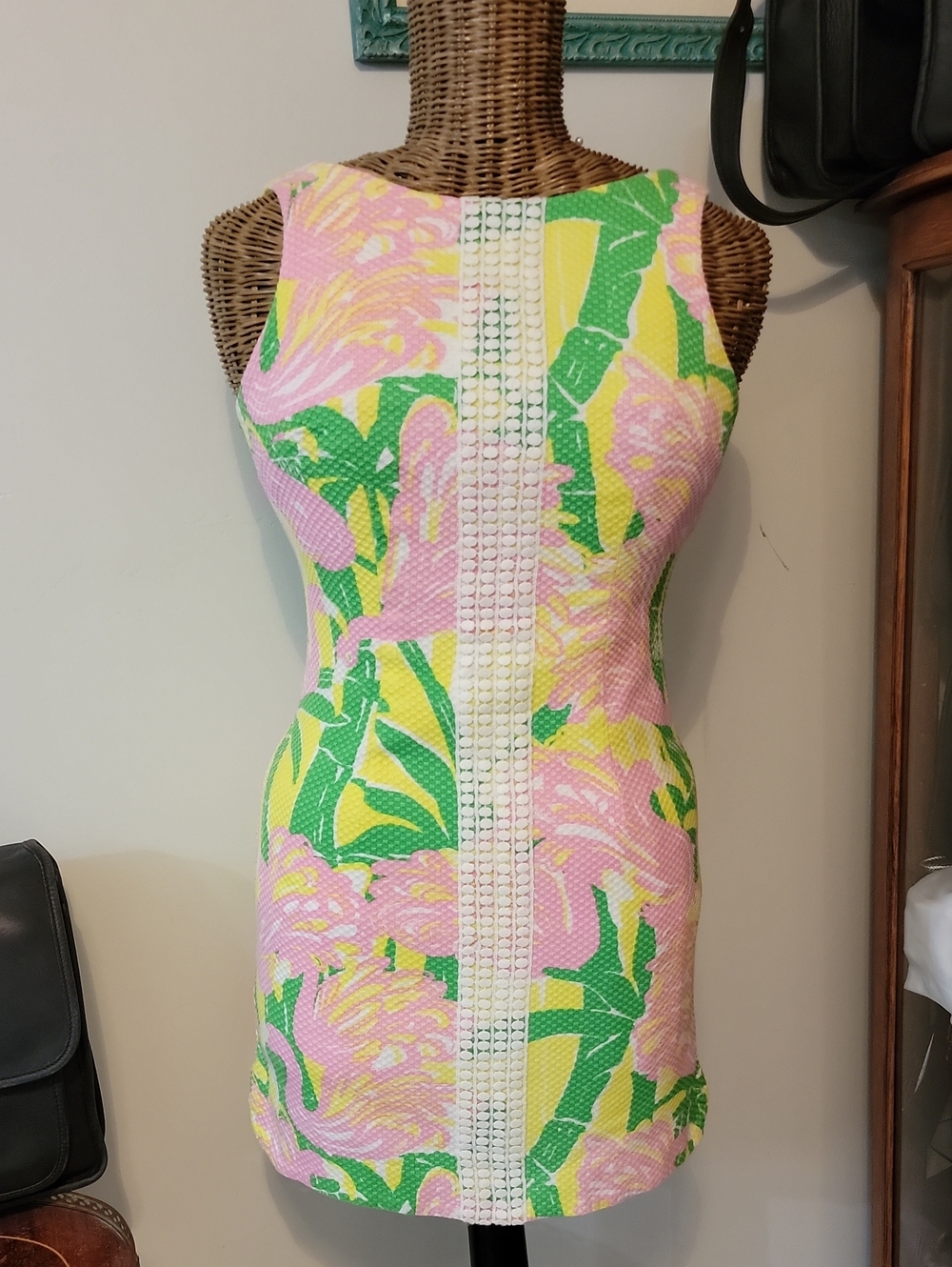 Lilly Pulitzer for Target 20th Anniversary Dress Fan Dance Pink Flamingo sz4 - Picture 2 of 11